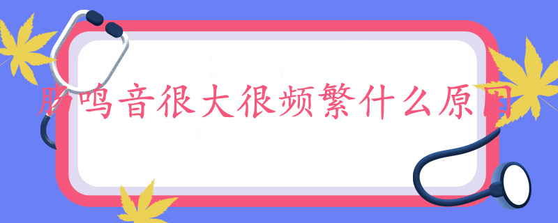 肠鸣音很大很频繁什么原因
