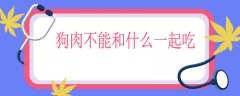 狗肉不能和什么一起吃，狗肉相克食物