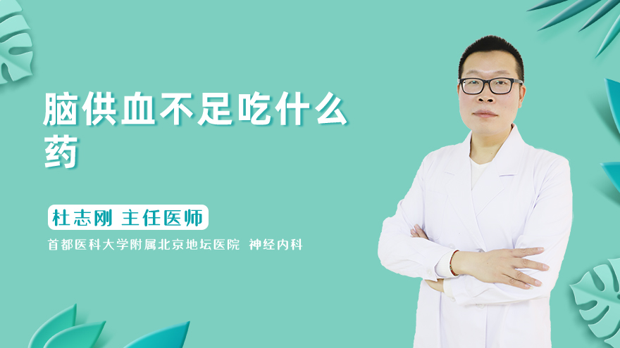 脑供血不足吃什么药