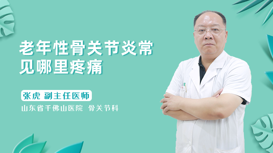 老年性骨关节炎常见哪里疼痛