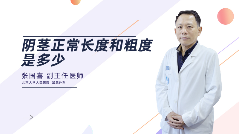阴茎正常长度和粗度是多少