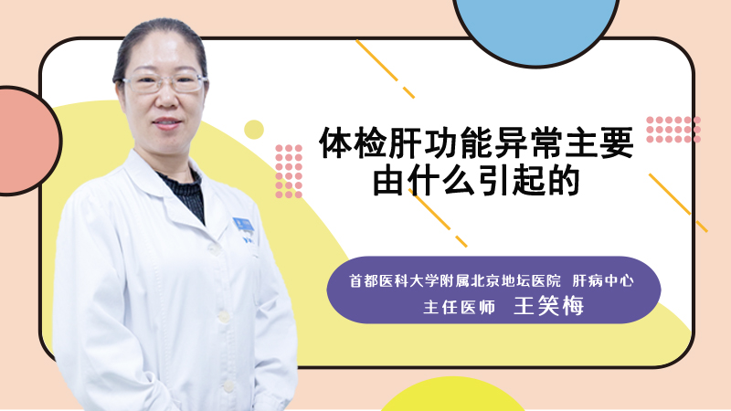 体检肝功能异常主要由什么引起的