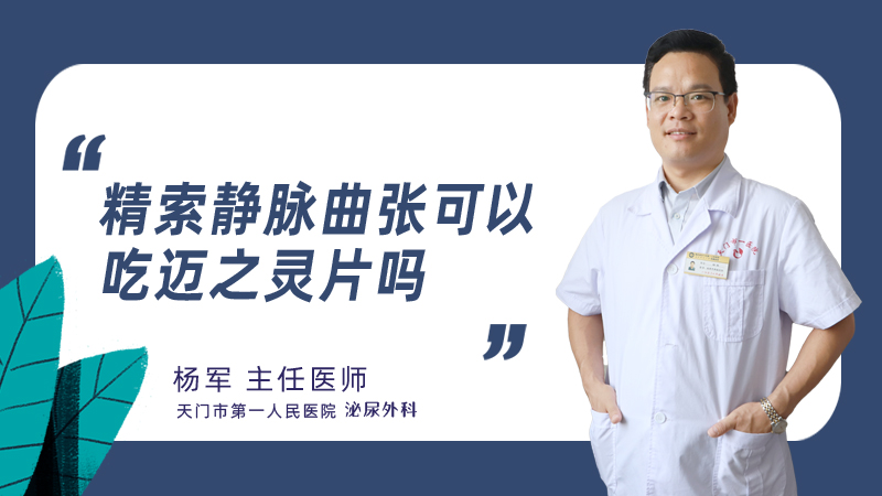 精索静脉曲张可以吃迈之灵片吗