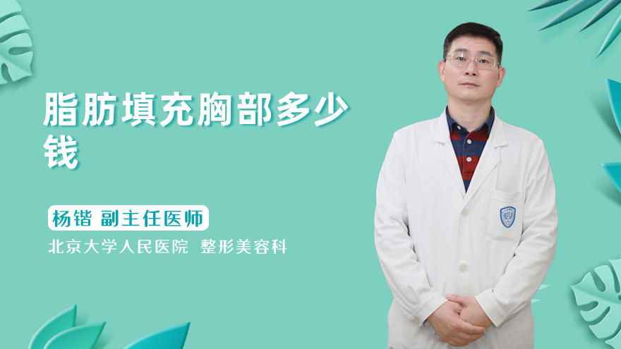 脂肪填充胸部多少钱