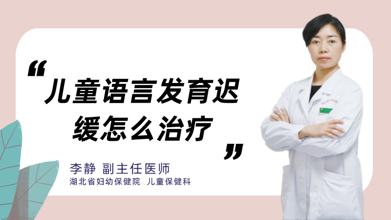 儿童语言发育迟缓怎么治疗