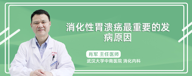 消化性胃溃疡最重要的发病原因