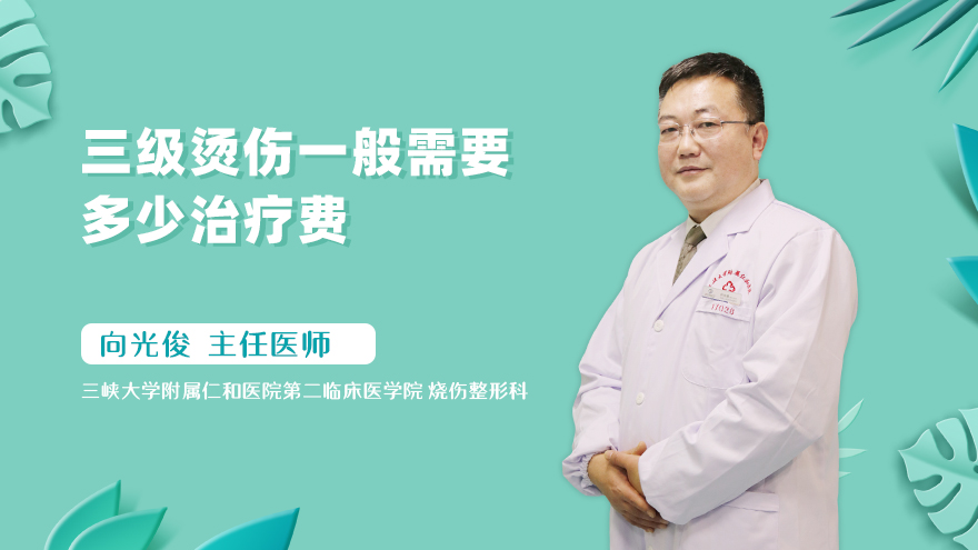 三级烫伤一般需要多少治疗费