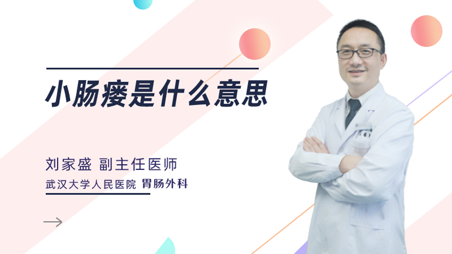 小肠瘘是什么意思
