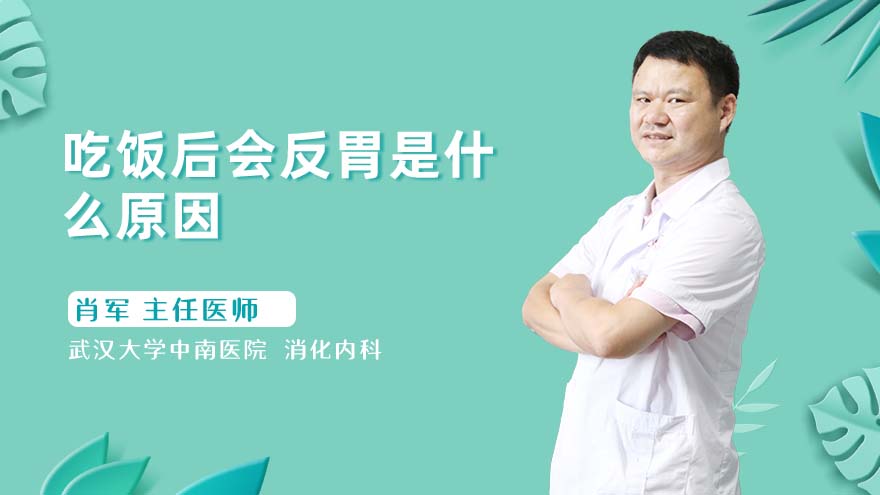 吃饭后会反胃是什么原因
