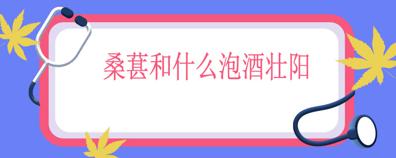 桑葚和什么泡酒壮阳